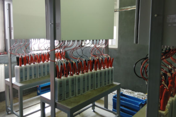 Charging and capacity testing of batteries